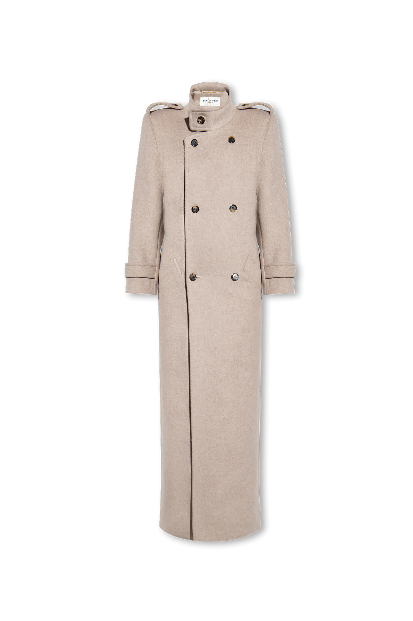 Saint Laurent Long wool coat Women's Clothing Vitkac